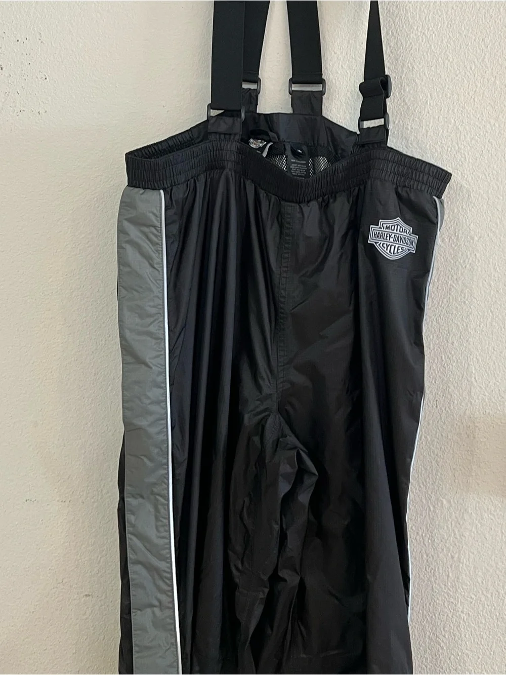 Harley-Davidson MotorClothes XL Wind-Resistant Motorcycle Riding Bib Pants